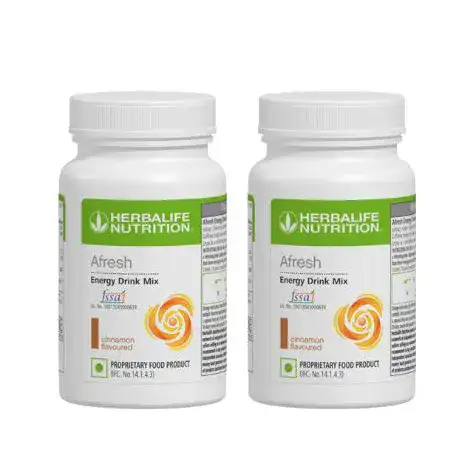 Afresh Energy Drink Mix 50g Cinnamon (Pack Of 2)